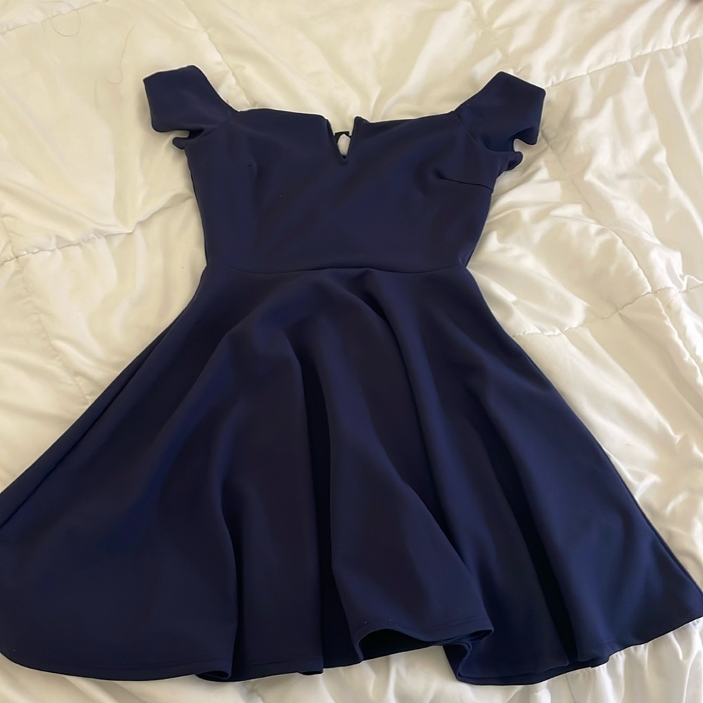 Windsor Dress Navy Blue